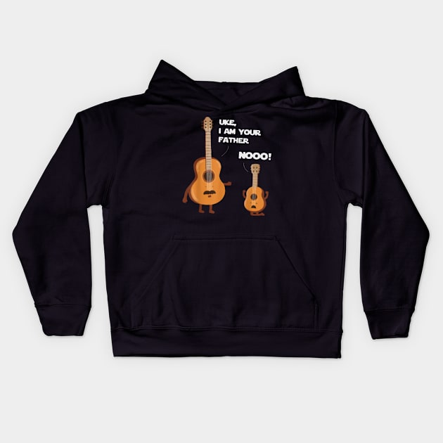 ukulele pun 4 Kids Hoodie by Kyle Knight 